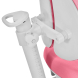 Комплект Kinderzen Gaudi парта + кресло белый/серый c розовым креслом Anatomica Armata Duos