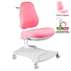 Комплект Anatomica Uniqa Lite парта + кресло белый/розовый с розовым креслом Robin