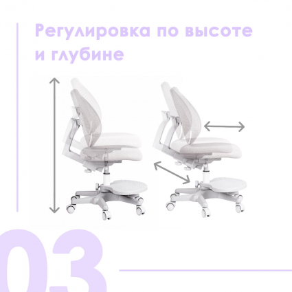 3. Регулировка по высоте и глубине